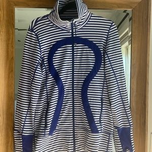 Purple striped Lululemon jacket
